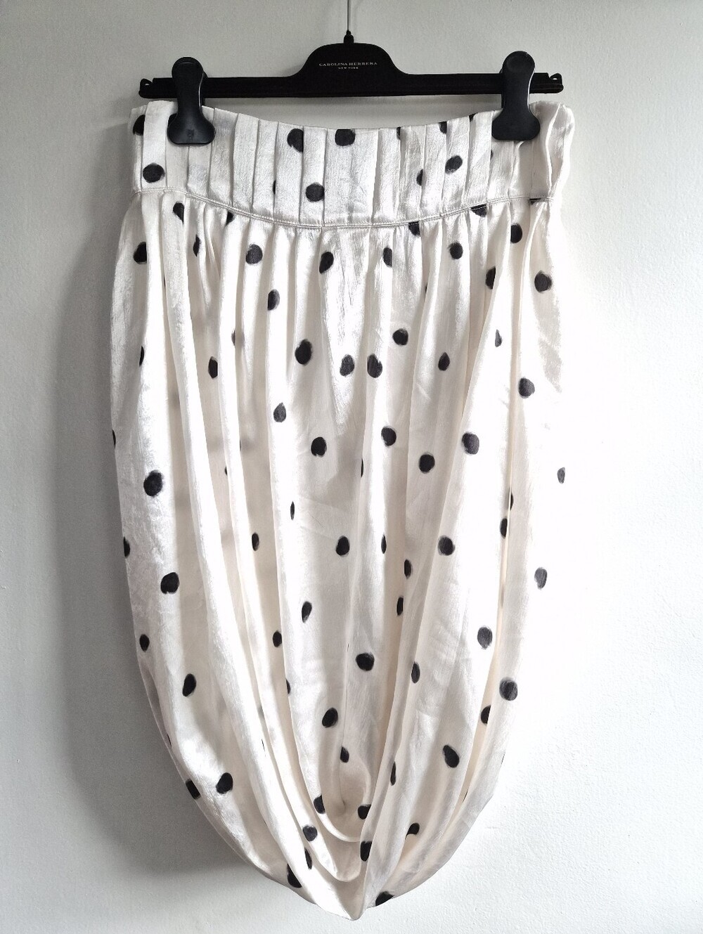New Zara ZW Collection Polka Dot Midi Balloon Skirt/Strapless Top Blouse XS NWT - Picture 10 of 11